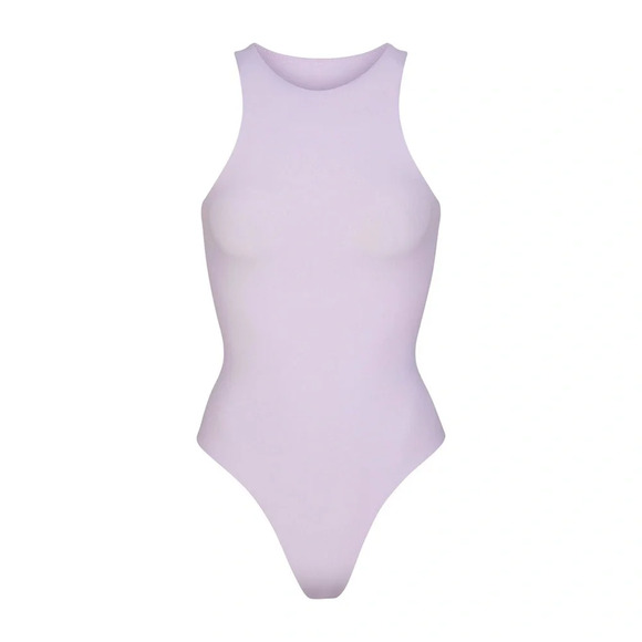 NWT Skims Fits Everybody High Neck Bodysuit Limited Edition Lily Purple Size 3X - Picture 4 of 6